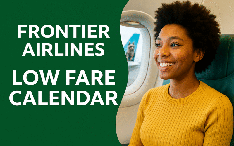Frontier Airlines Low Fare Calendar